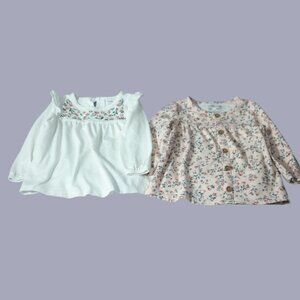 Cynthia Rowley baby girl floral top 12m bundle